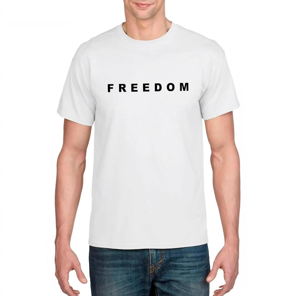 Unisex Casual Short Sleeve Crew Collar Letter Printed Graphic T-shirt
