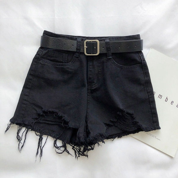 Spicy Girl Denim Shorts Arrival Slimming High-Waisted Style