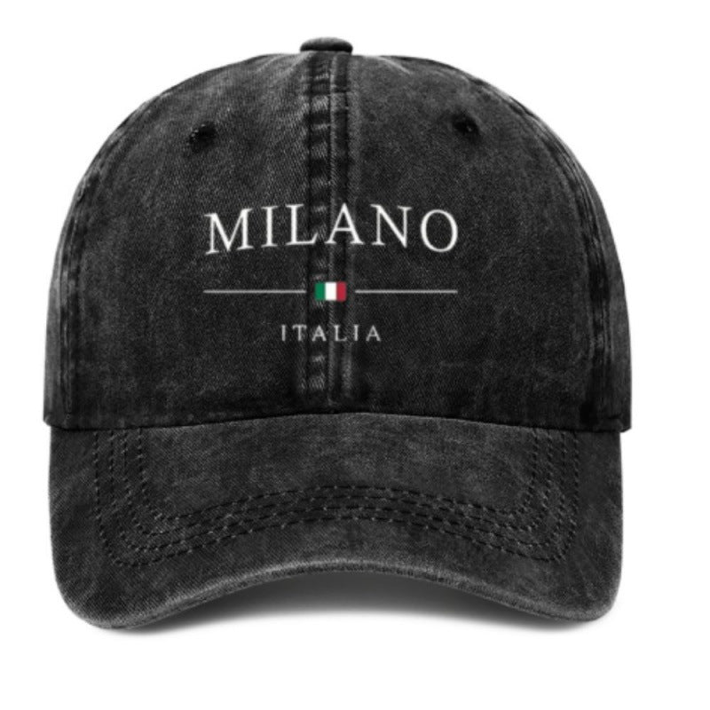 Printed Baseball Cap Vintage Casual Sun-proof Hot Soft Top Fashion