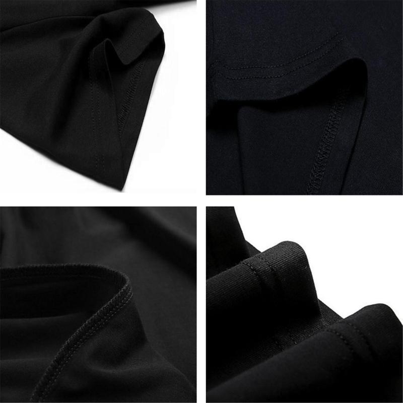 Mens European-size Cotton T-shirt