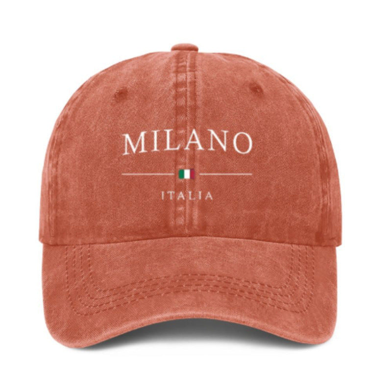 Printed Baseball Cap Vintage Casual Sun-proof Hot Soft Top Fashion