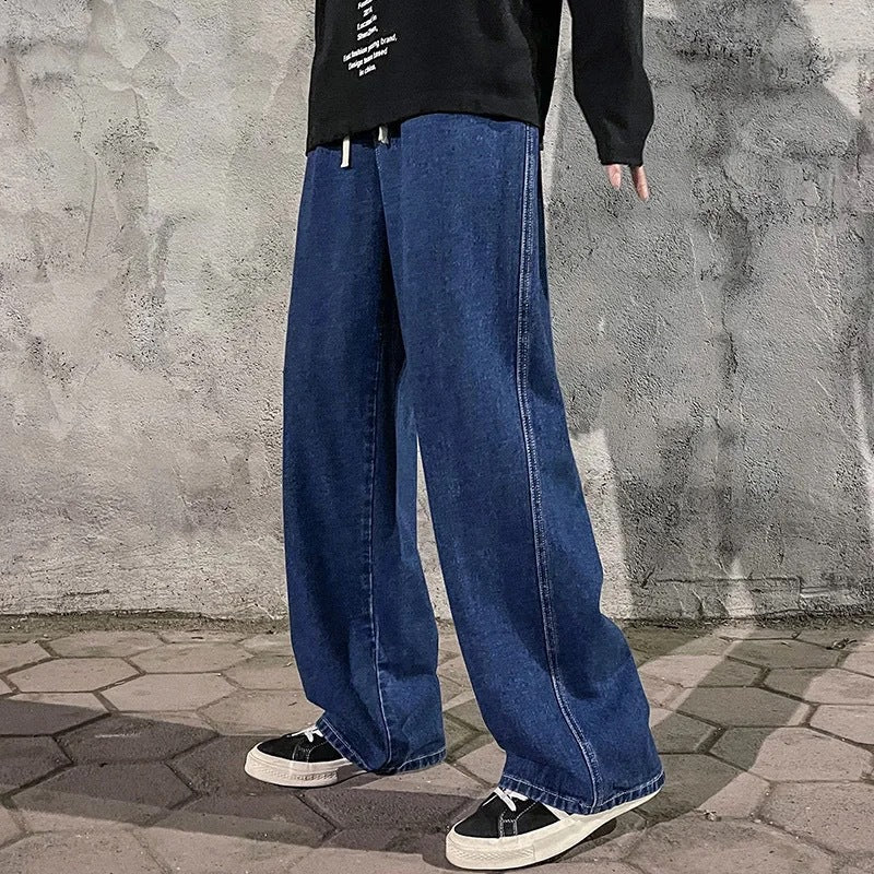 Men's Straight Loose American Design Jeans