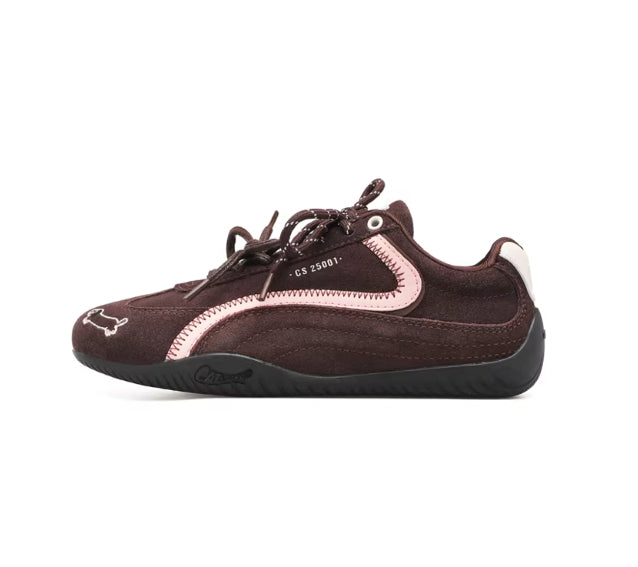 Retro Low-heeled Racing Shoes For Casual Training