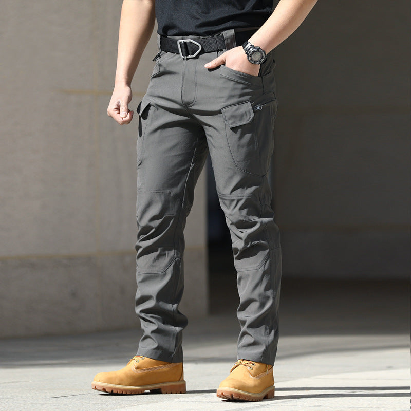 بنطال عمل تكتيكي خارجي مطاطي، بنطال سوفت شيل فضفاض