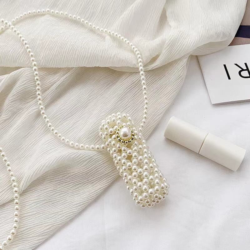 Summer Crossbody Versatile Mini Retro Handwoven Pearl Bag