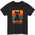 Mens Solid-color Printed Cultural Shirt