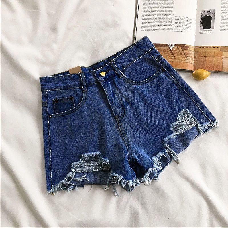 Spicy Girl Denim Shorts Arrival Slimming High-Waisted Style