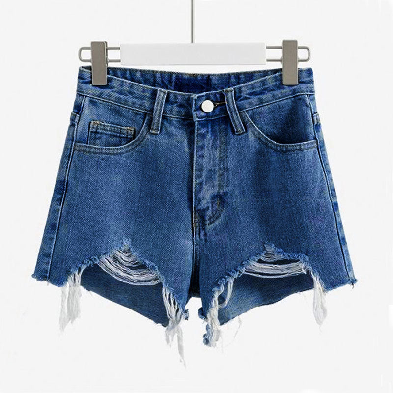 Raw-edge Denim Shorts For Women Popular On Instagram