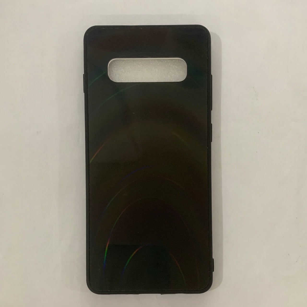 غطاء لامع ناعم بمرآة قوس قزح