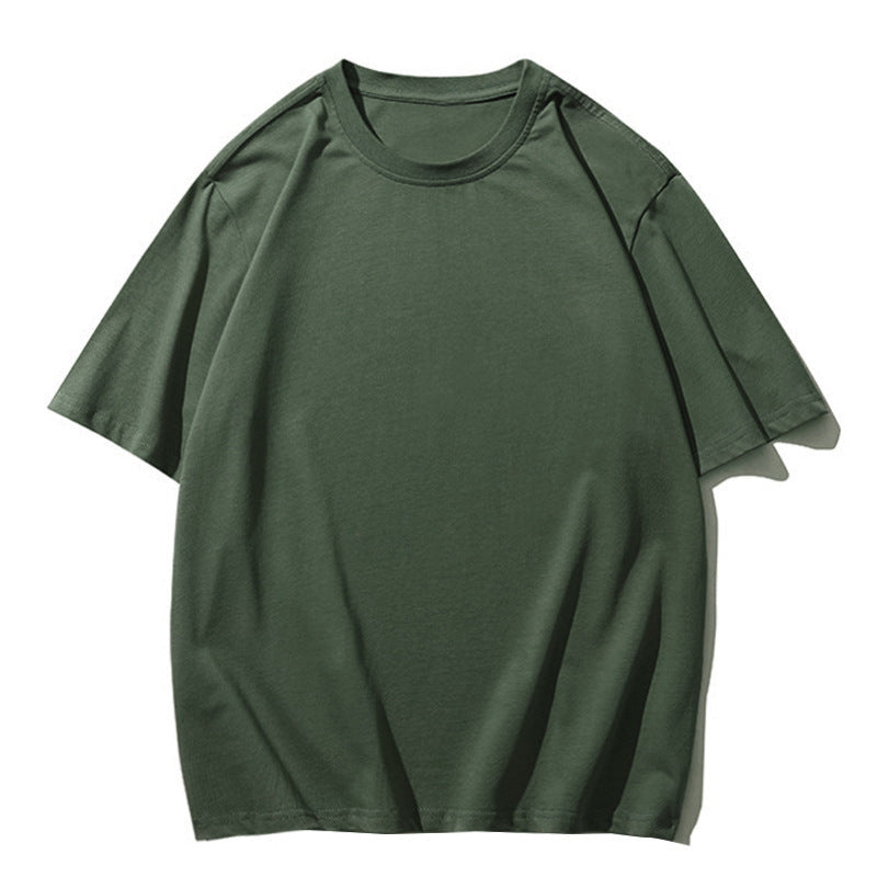 Extra-large Oversized Cotton T-shirt In Black Designed For Plus-size And Curvy Figures