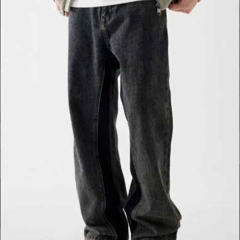 Weila Straight Loose American High Street Vibe Fashion Brand Casual Jeans