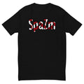 Mens Solid-Color Printed Cultural Shirt