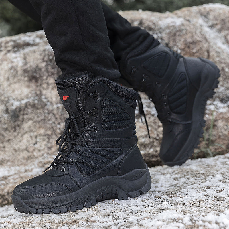 Snow Boots Men's Ski Insulation Cotton Shoes Waterproof And Cold-proof