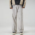 American Street Hip Hop Tie-dyed Washed Jeans Men