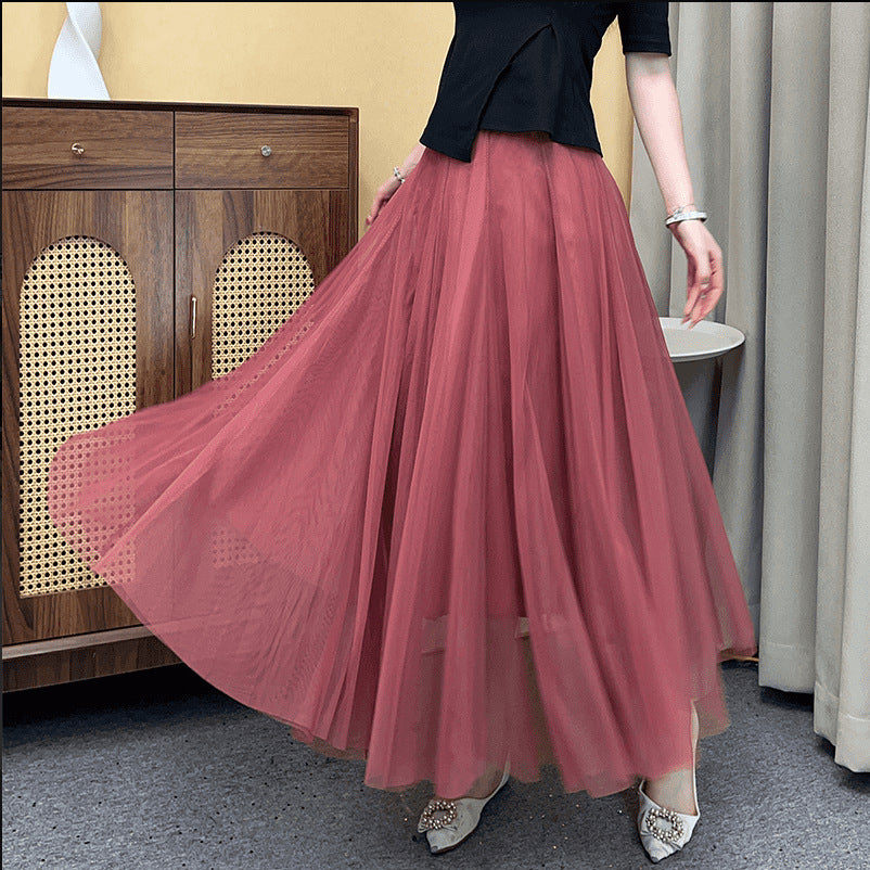 New High-end Mesh Skirt For Spring And Autumn