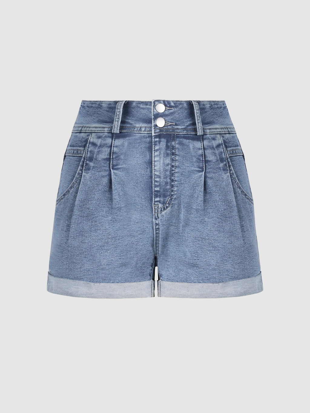 Korean-style Womens Loose-fitting Denim Shorts For Summer