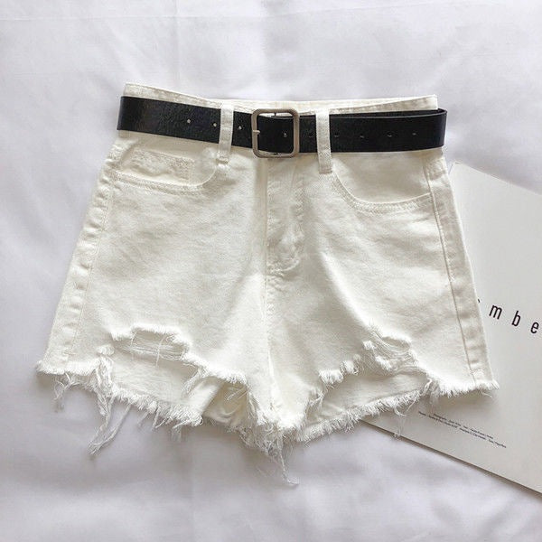 Spicy Girl Denim Shorts Arrival Slimming High-Waisted Style