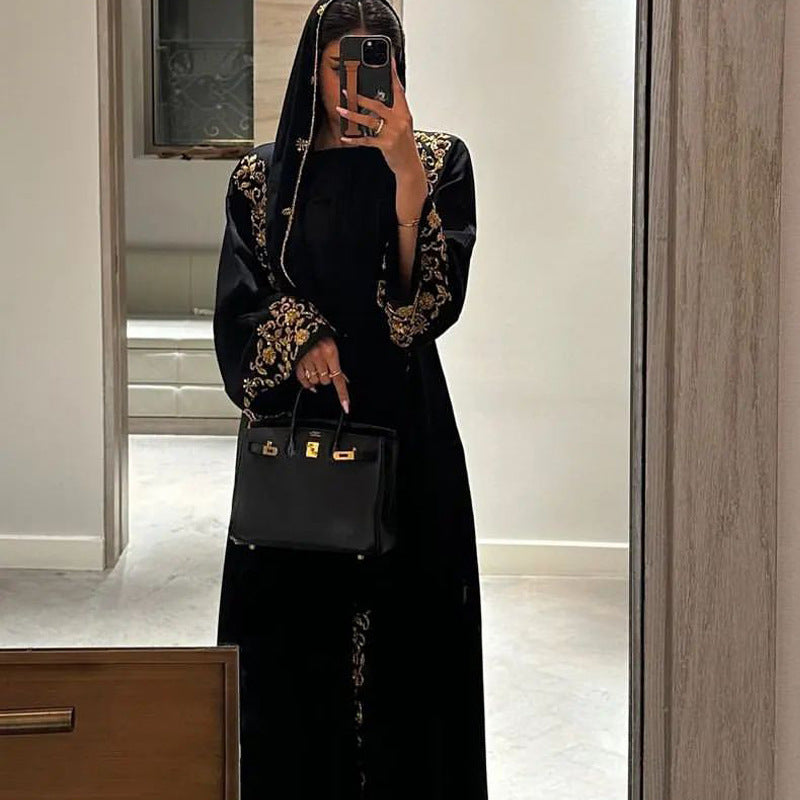 Muslim Women's Wear Long Sleeve Dress