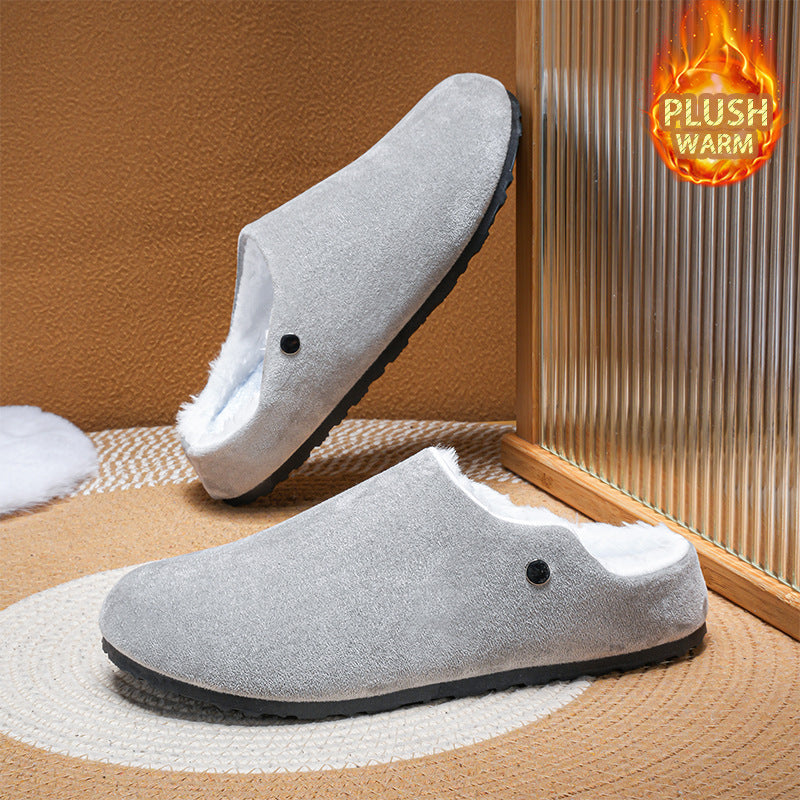 Autumn And Winter Fleece-lined Extra-thick Men's Casual Sports Shoes