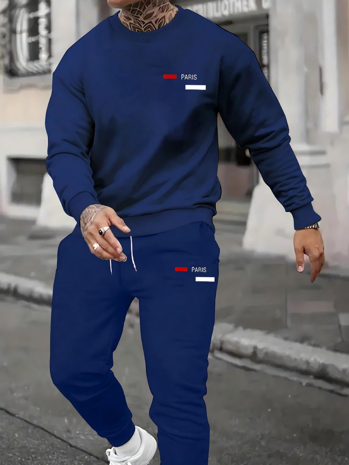 My Casual Printed Fleece Hoodie With Pants