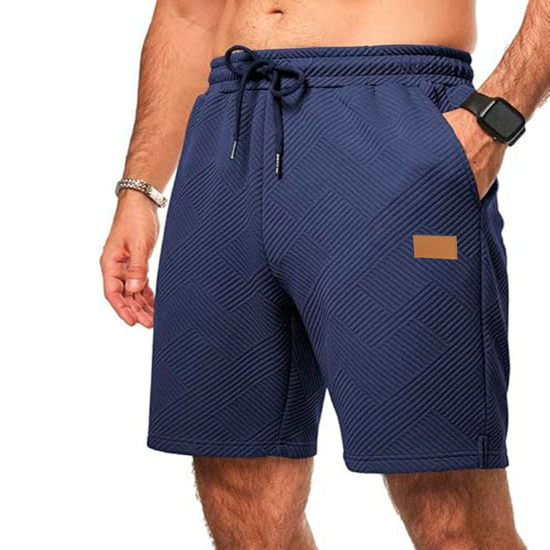 Casual Elastic Waist Drawstring Beach Vacation Shorts