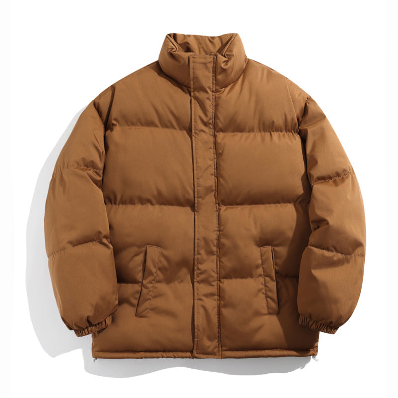 Mens Thickened Oxford-Coated Three-Proof Insulated Cotton-Padded Jacket