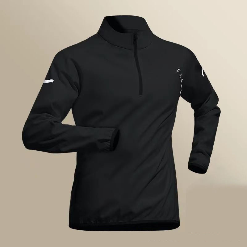 Fitness Set Men's Ice Silk Quick-dry Summer Sportswear Short Sleeve