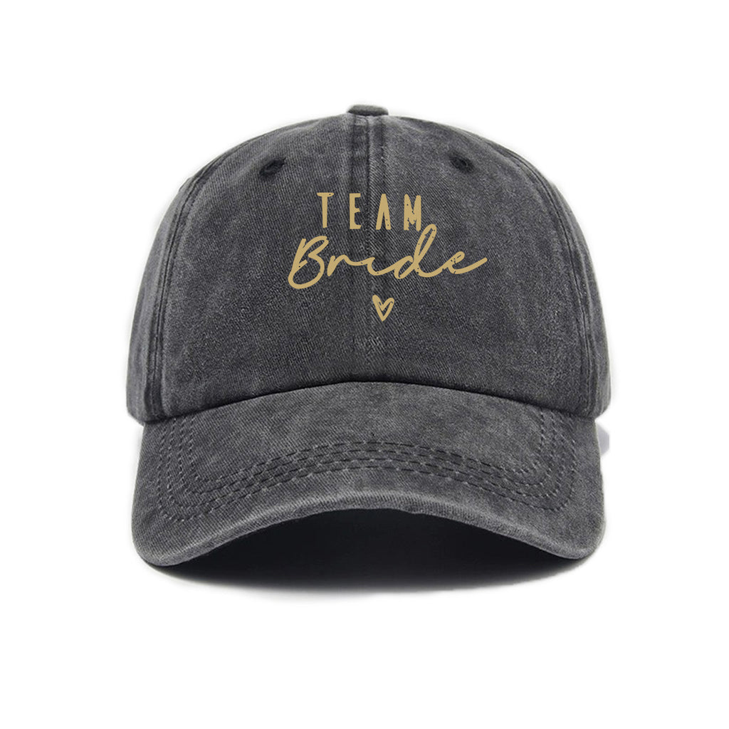 Retro Distressed Letter-print Washed Soft-crown Baseball Cap Outdoor Casual Sunshade Hat