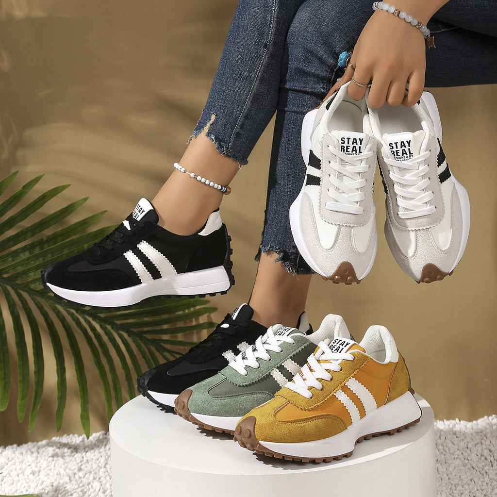 Influencer-style Chunky-soled Casual Sports Shoes For Students