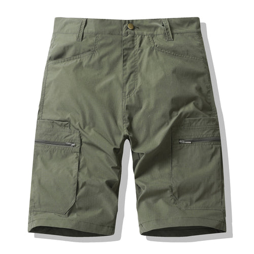 American Workwear Zipper Shorts High Street Fashion Outer Wear Loose Breeches