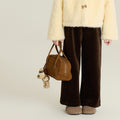 Fleece-lined Straight-leg Pants Babies' Trousers