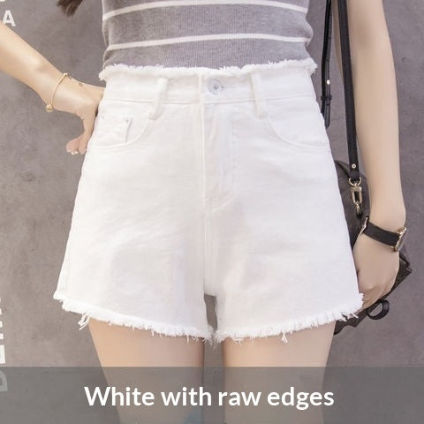New Womens Denim Shorts For Summer Korean-style Slimming And Super Versatile