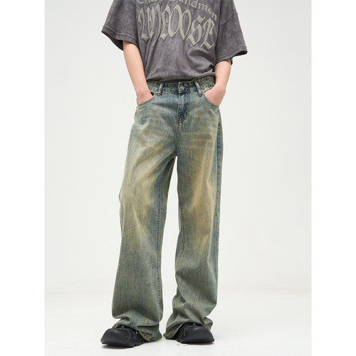 All-match American Retro Wide-leg Pants