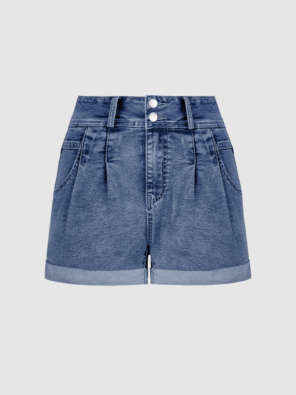 Korean-style Womens Loose-fitting Denim Shorts For Summer