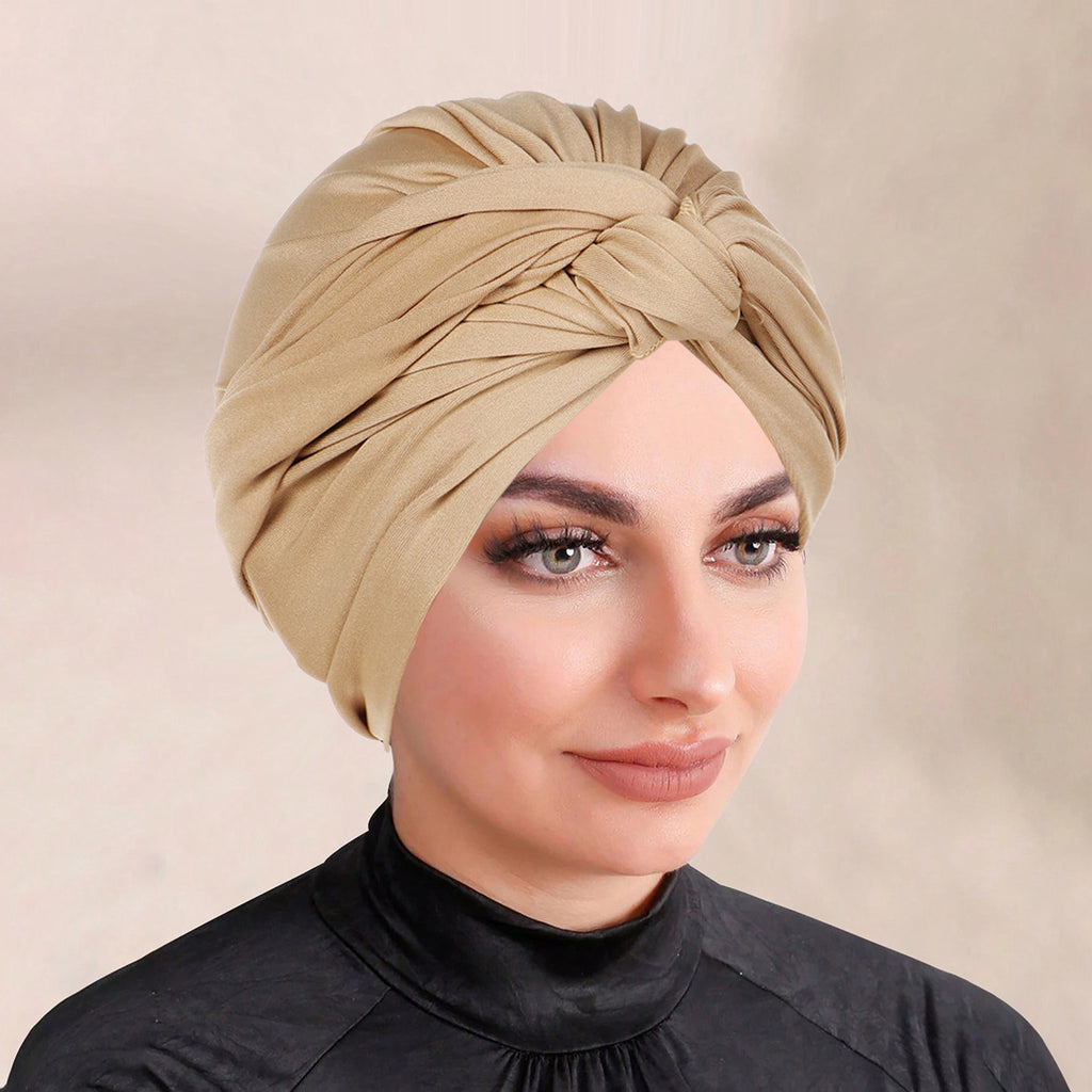 Solid-color Hijab Headscarf For Muslim Women