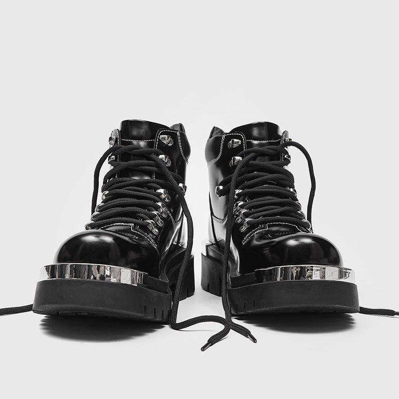 Men's Versatile Chunky-soled Dr Martens Boots