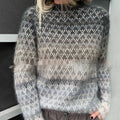 Crew-neck Pullover Knitwear A Trendy Versatile Sporty Jacket