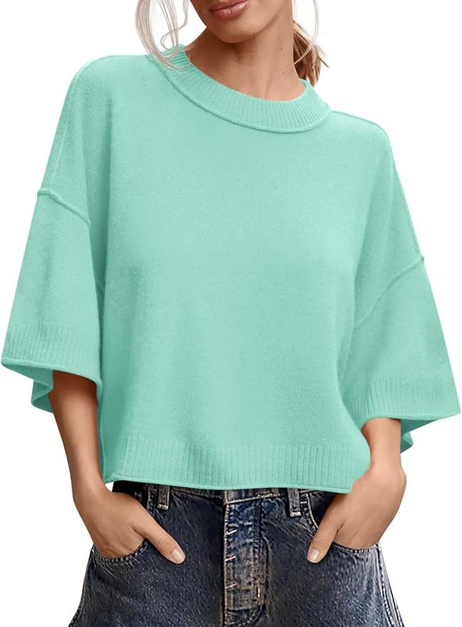 Women's Casual Crew-Neck Lightweight Top