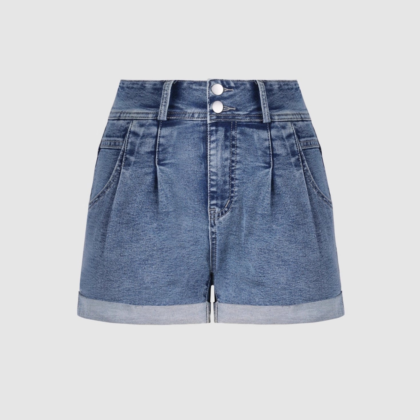 Korean-style Womens Loose-fitting Denim Shorts For Summer
