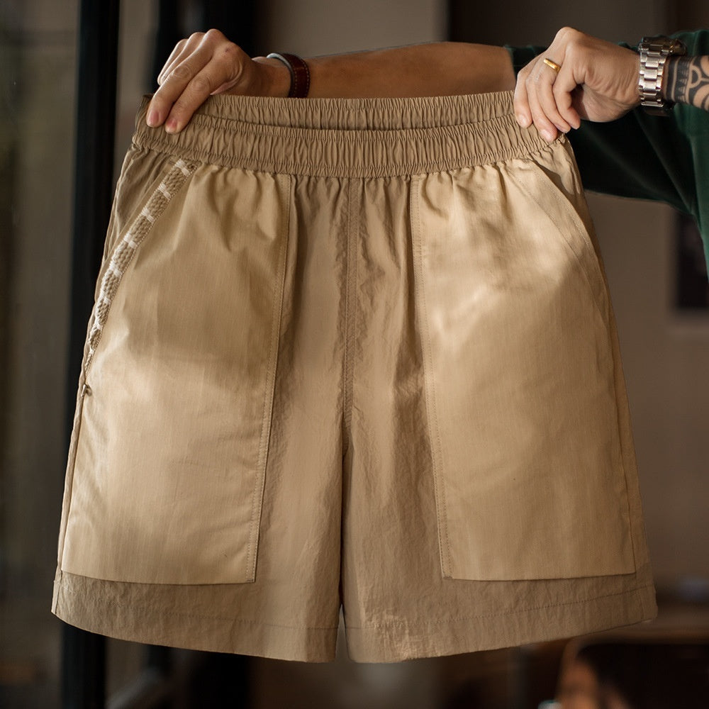 Madden Workwear Mountain Quick-drying Khaki Shorts Large Pocket Straight