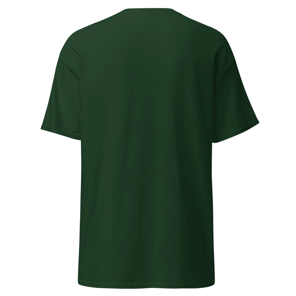 Mens Solid-color Printed Cultural Shirt