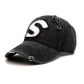 Soft Top Denim Baseball Cap Korean Couple Casual Peaked Cap
