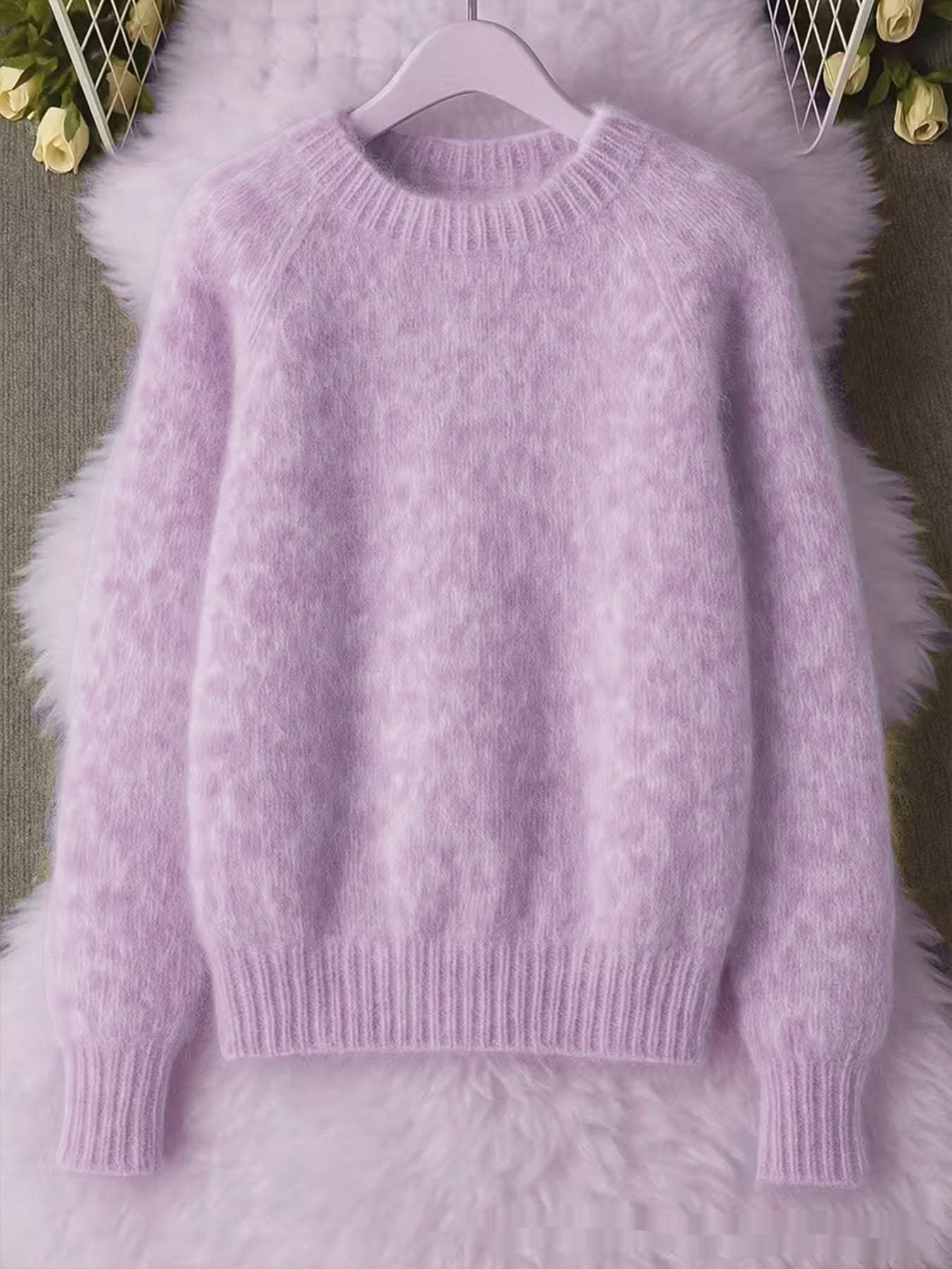 Soft Cozy Loose-fitting Casual Thin Knit Sweater