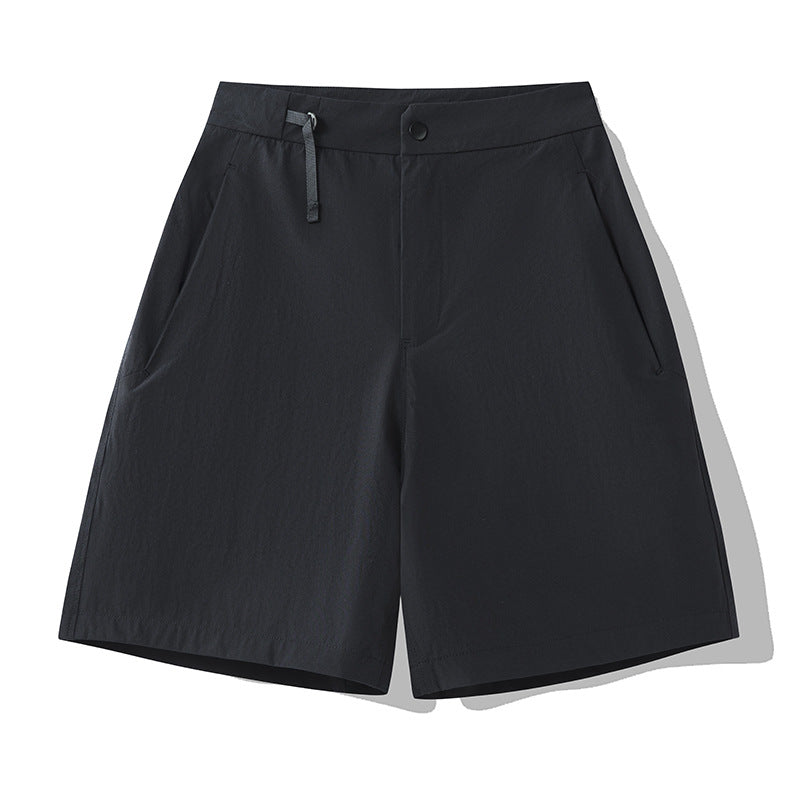 Men's Sports Quick-drying Four-sided Elastic 3D Cutting Versatile Shorts