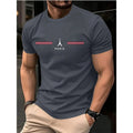 Men's Loose Oversized Casual Sports Round T-shirt