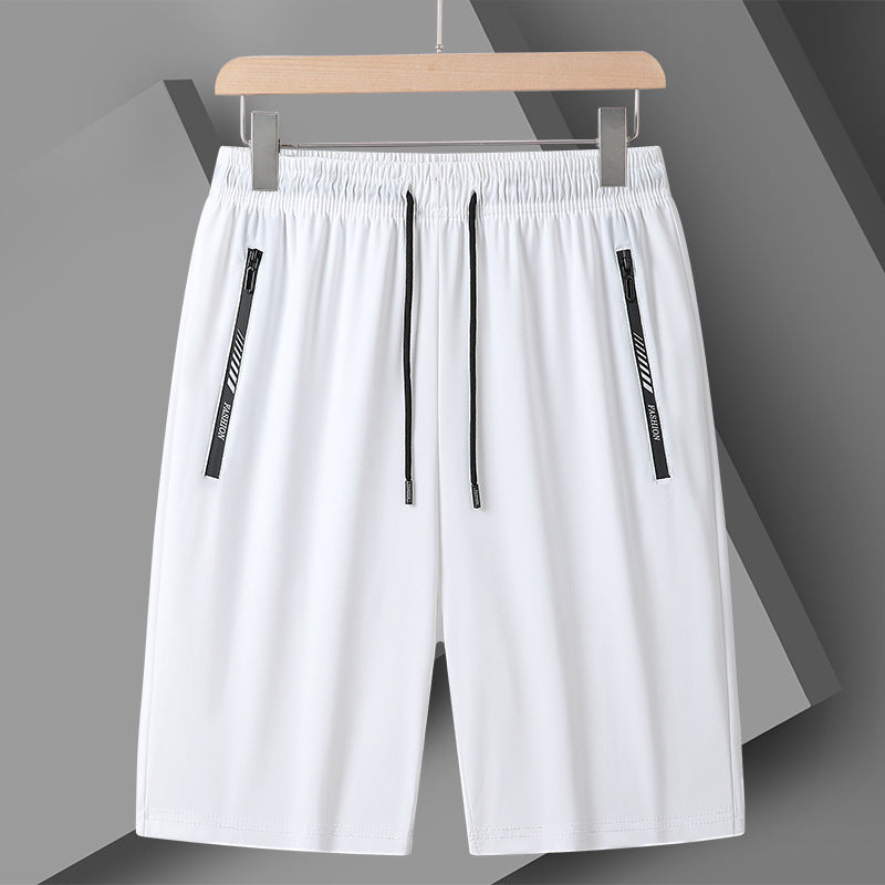 Fashion Ice Silk Men's Loose All-matching Pants