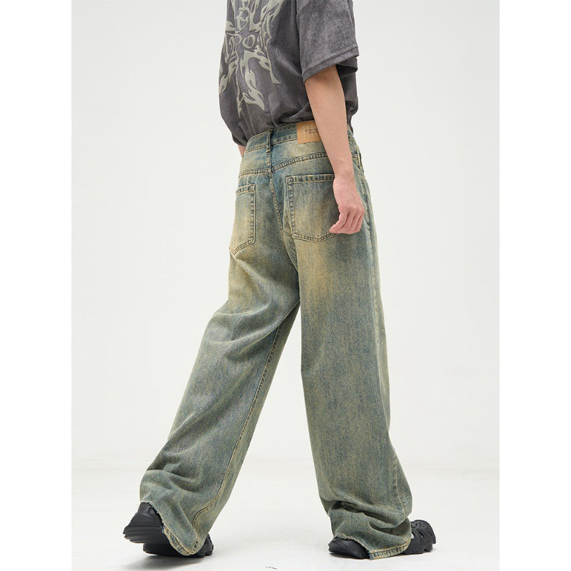 All-match American Retro Wide-leg Pants