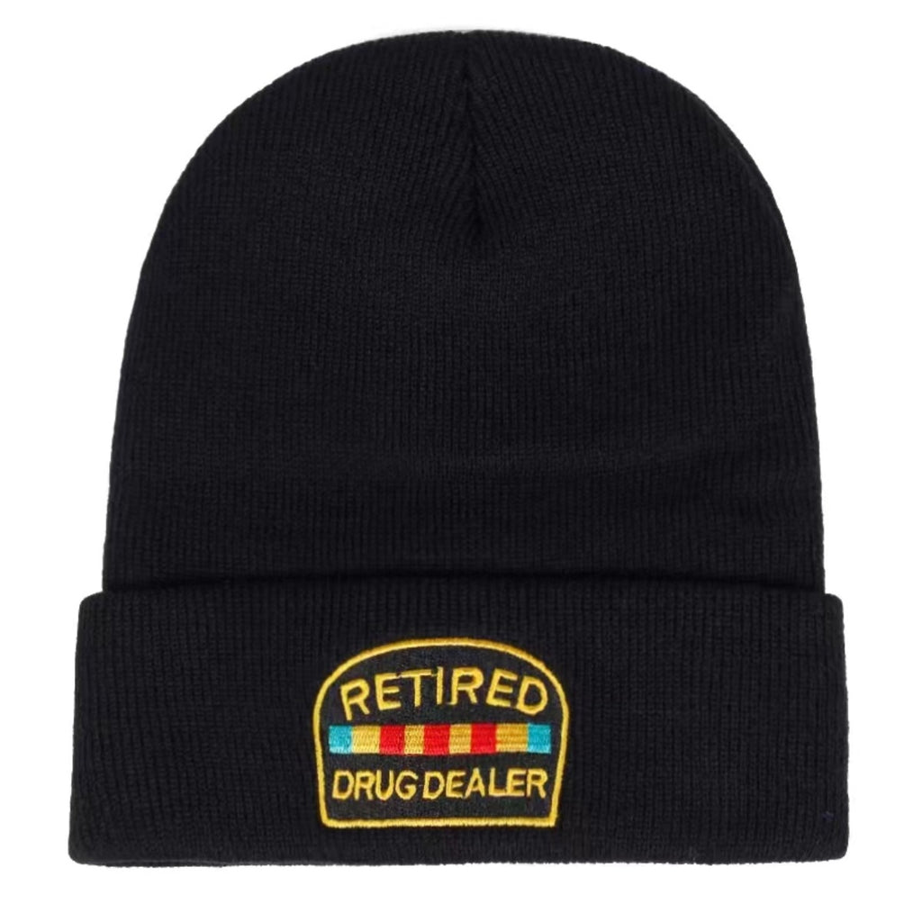 Embroidery Knitted Hat Personality Street Windproof And Warm