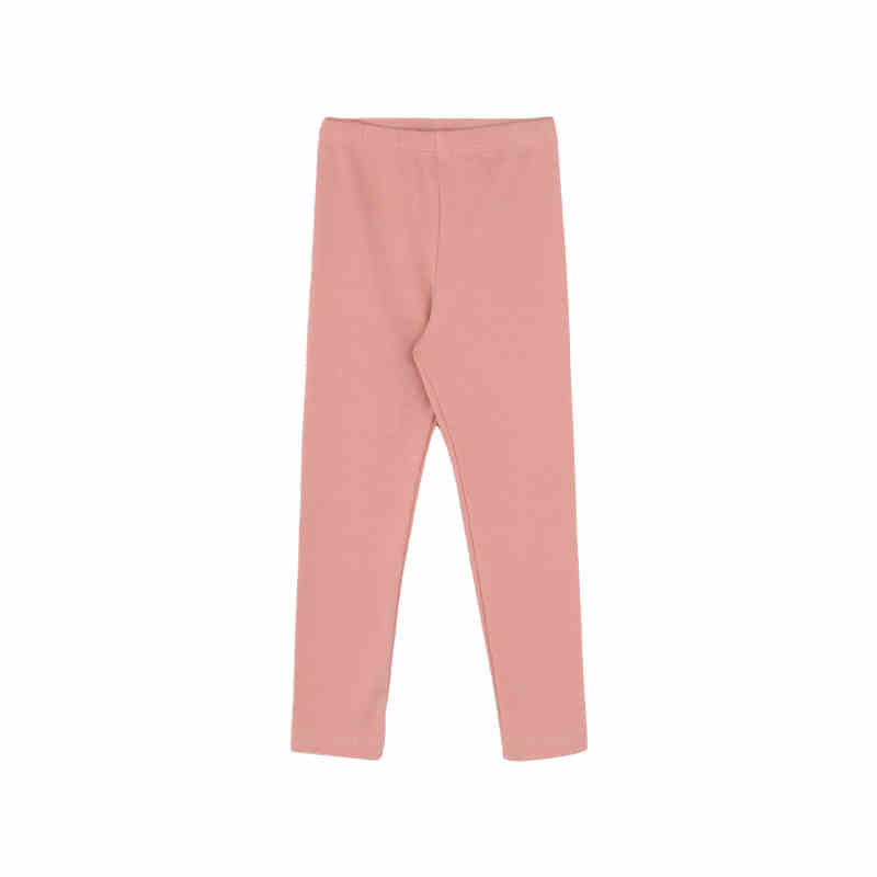 Girls Solid Color High-elastic Leggings With Big Ears