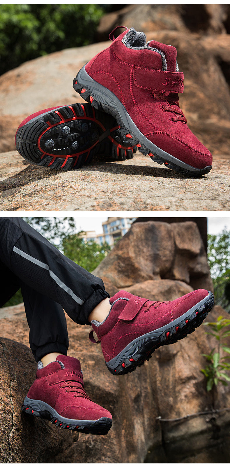 Middle-aged and elderly leisure sports cotton shoes